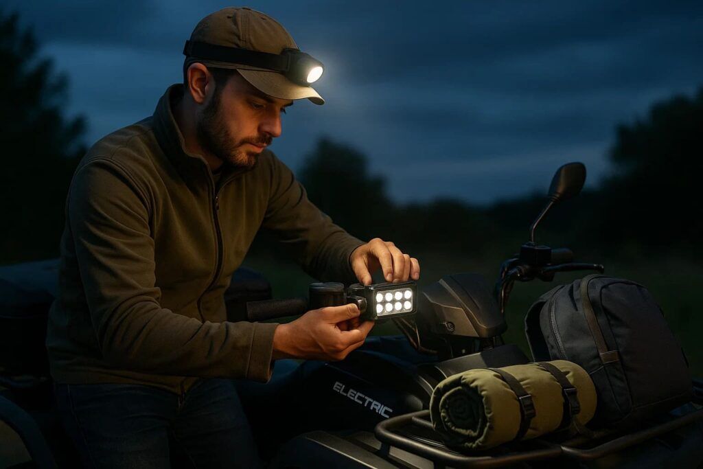 Quad électrique et randonnée nocturne : accessoires indispensables